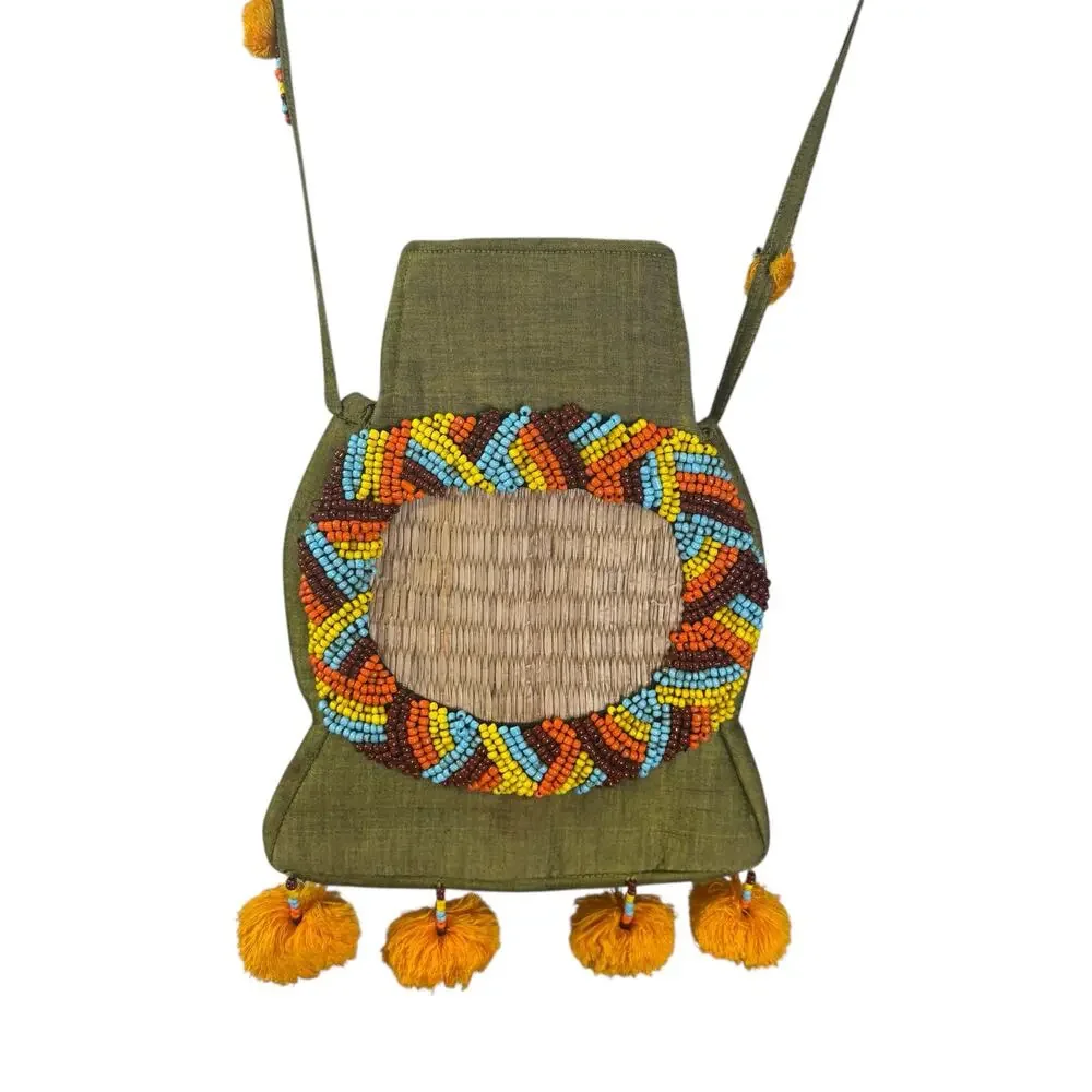 Vintage Designer Christa New York Crossbody Boho Purse Handbag